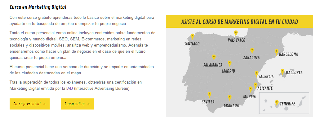 Fórmate – Actívate – Google